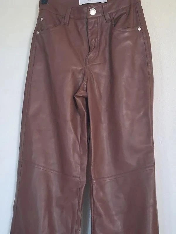 Calça larga de couro sintético – photo 4